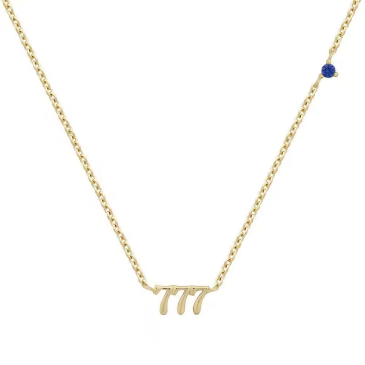 Angel number necklace