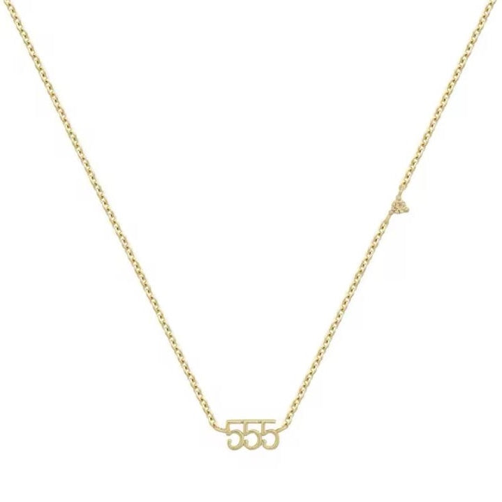 Angel number necklace