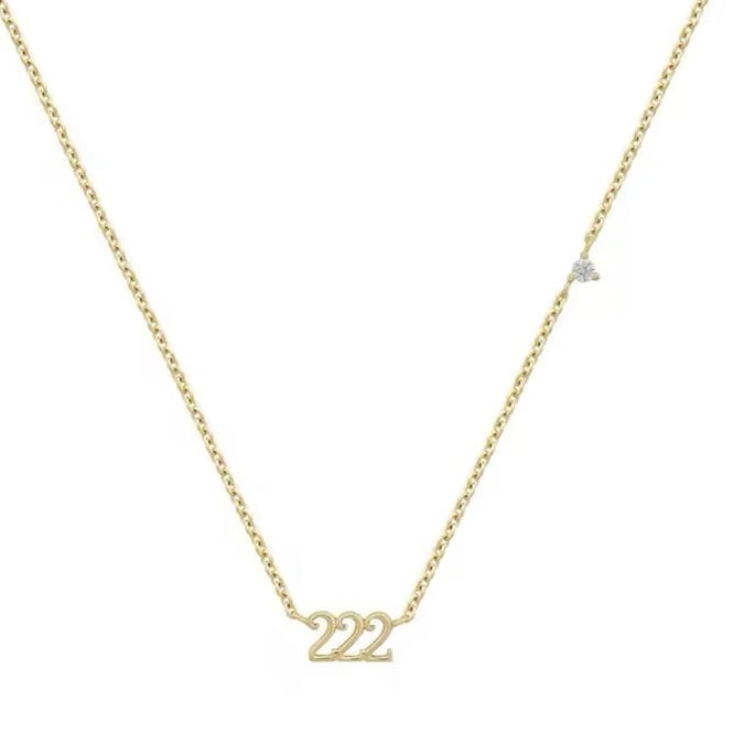 Angel number necklace