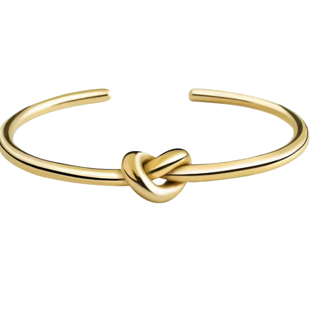 Knot Bangle - Gold