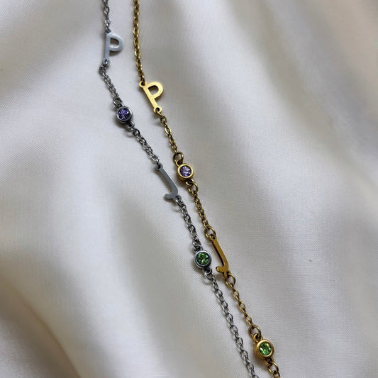 Personalised initial necklace