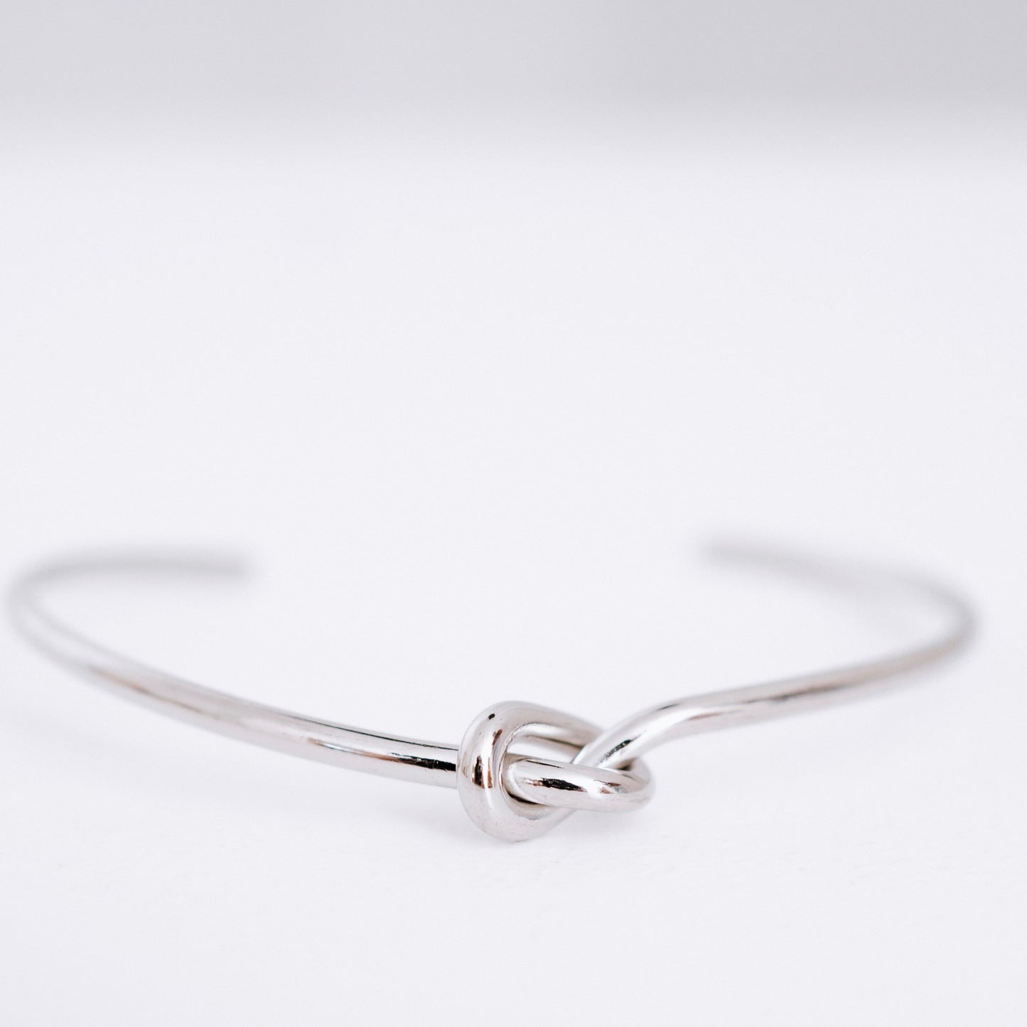 Silver Knot Bangle