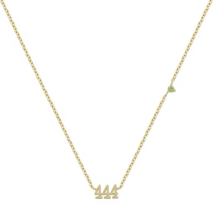Angel number necklace